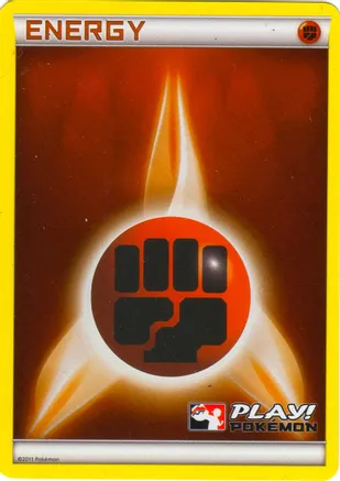 Fighting Energy (2011 Play! Pokemon) — League & Championship Cards