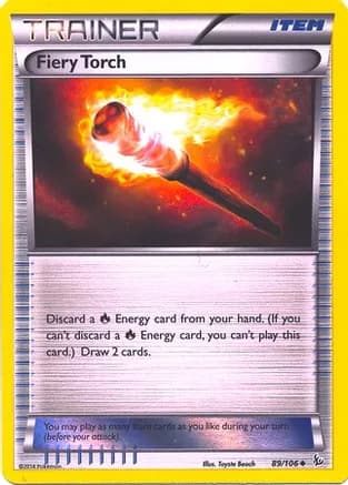Fiery Torch - 89/106 (Sheen Holo) — Miscellaneous Cards & Products