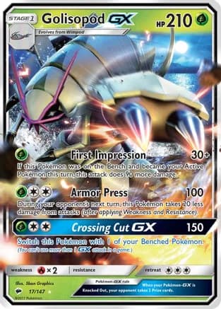 Golisopod GX — SM - Burning Shadows