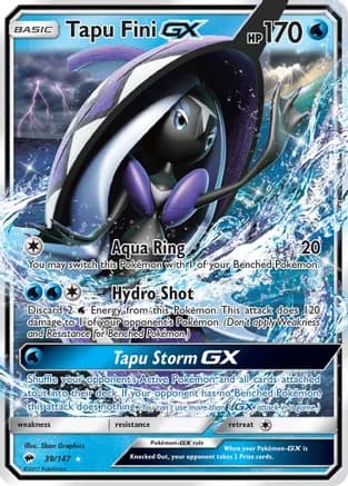 Tapu Fini GX — SM - Burning Shadows