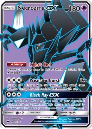 Necrozma GX (Full Art) — SM - Burning Shadows