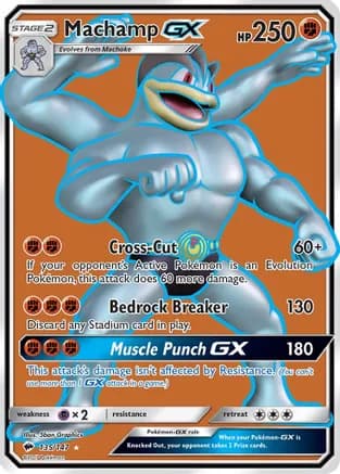 Machamp GX (Full Art) — SM - Burning Shadows