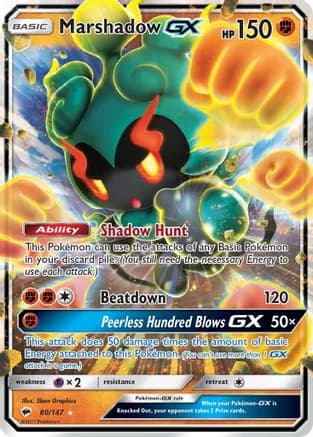 Marshadow GX — SM - Burning Shadows