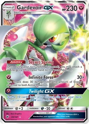 Gardevoir GX — SM - Burning Shadows