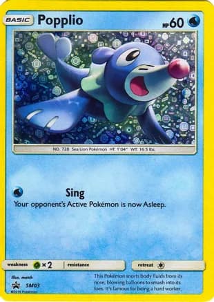Popplio - SM03 (General Mills Promo) — Miscellaneous Cards & Products