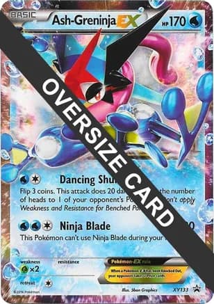 Ash-Greninja EX - XY133 (XY Black Star Promos) — Jumbo Cards