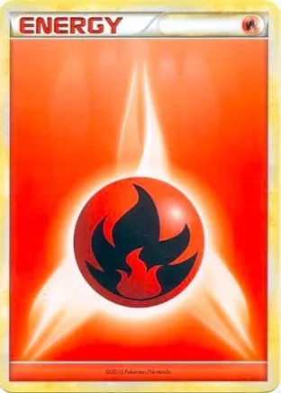 Fire Energy (2010 Unnumbered HGSS Style Non-Holo) — League & Championship Cards