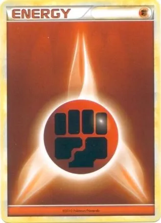 Fighting Energy (2010 Unnumbered HGSS Style Non-Holo) — League & Championship Cards