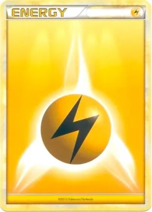 Lightning Energy (2010 Unnumbered HGSS Style Non-Holo) — League & Championship Cards