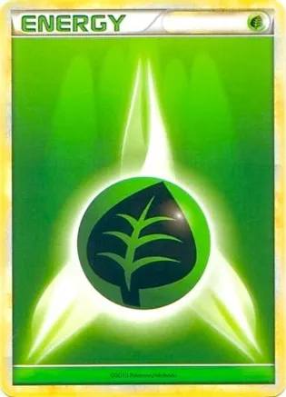 Grass Energy (2010 Unnumbered HGSS Style Non-Holo) — League & Championship Cards