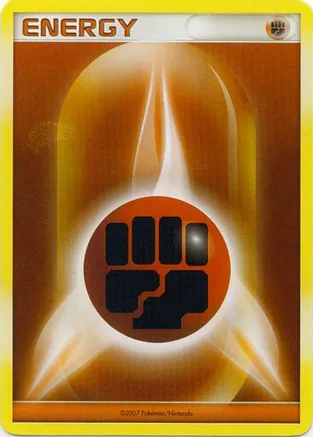 Fighting Energy (2007 Unnumbered D/P Style Non-Holo) — League & Championship Cards