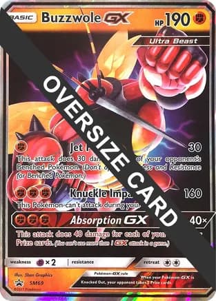 Buzzwole GX - SM69 (SM Black Star Promos) — Jumbo Cards