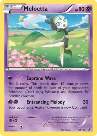 Meloetta - XY193 — XY Promos