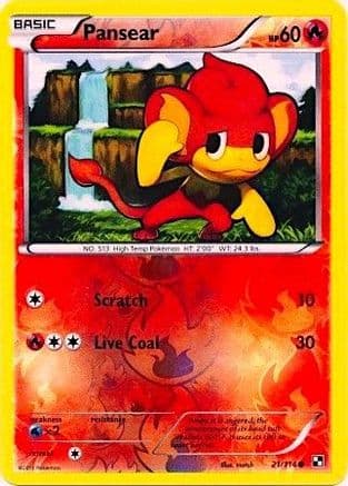 Pansear - 21/114 (Energy Holo) — Miscellaneous Cards & Products