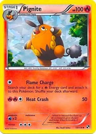 Pignite - 17/114 (Cracked Ice Holo) — Miscellaneous Cards & Products