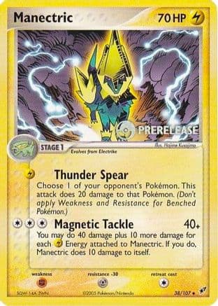 Manectric - 38/107 (Prerelease) — Nintendo Promos