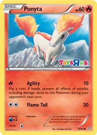 Ponyta - 14/83 (Toys R Us Promo) — Miscellaneous Cards & Products