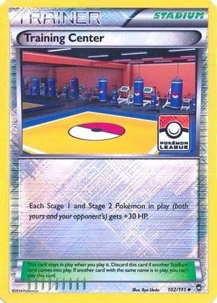 Training Center - 102/111 (Pokemon League) — League & Championship Cards