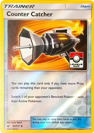 Counter Catcher - 91/111 (League Cup) — League & Championship Cards