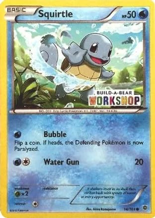 Squirtle - 14/101 (Build-A-Bear Workshop Exclusive) — Miscellaneous Cards & Products