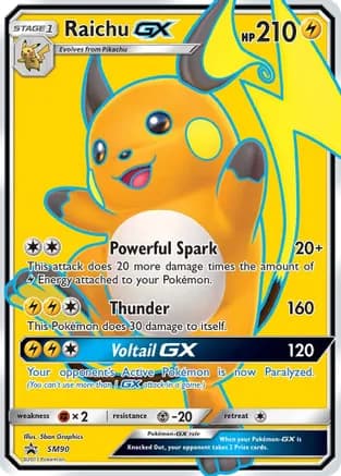 Raichu GX - SM90 — SM Promos