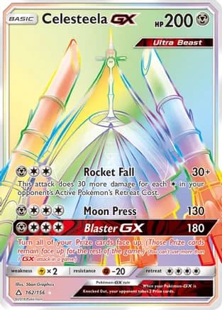 Celesteela GX (Secret Rare) — SM - Ultra Prism