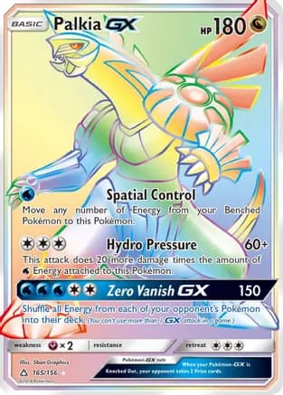 Palkia GX (Secret Rare) — SM - Ultra Prism
