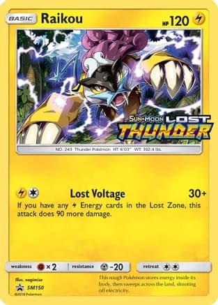 Raikou - SM150 (Prerelease) — SM Promos