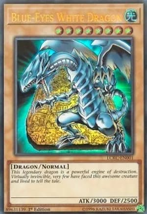 Blue-Eyes White Dragon (Version 4) — Legendary Collection Kaiba