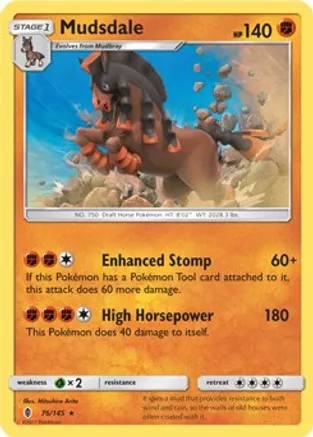 Mudsdale - 76/145 (Prerelease Kit Exclusive) — Deck Exclusives