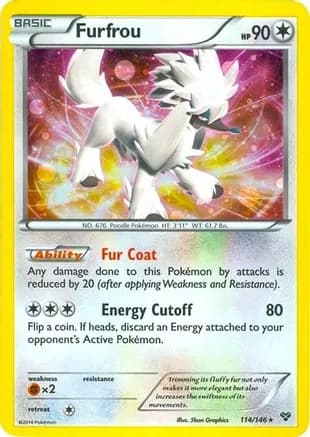 Furfrou - 114/146 (Cosmos Holo) — Blister Exclusives