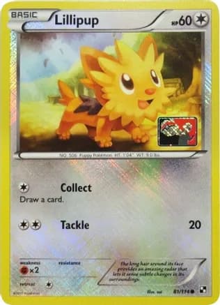 Lillipup - 81/114 (League Promo) — League & Championship Cards