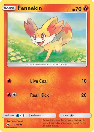 Fennekin (15) — SM - Forbidden Light