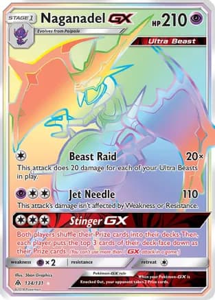 Naganadel GX (Secret) — SM - Forbidden Light