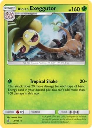 Alolan Exeggutor - 2/131 (SM Forbidden Light) — Deck Exclusives