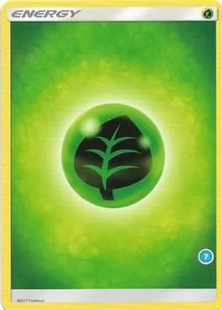 Grass Energy (7) — SM Trainer Kit: Alolan Sandslash & Alolan Ninetales