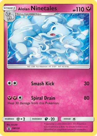Alolan Ninetales - SM128 — SM Promos