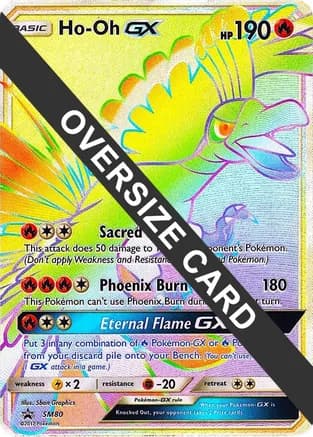 Ho-Oh GX - SM80 (SM Black Star Promo) — Jumbo Cards