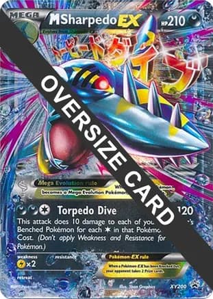 M Sharpedo EX - XY200 — Jumbo Cards
