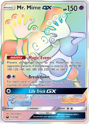 Mr. Mime GX (Secret) — SM - Celestial Storm