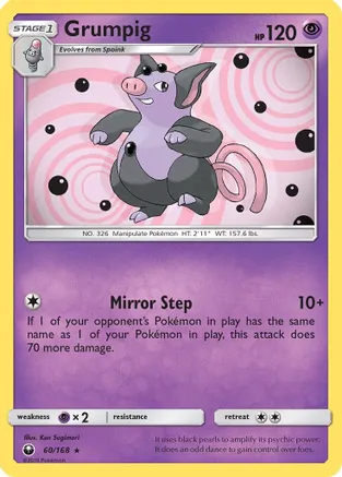 Grumpig — SM - Celestial Storm