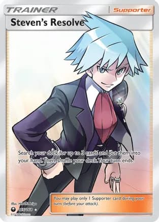 Steven's Resolve (Full Art) — SM - Celestial Storm