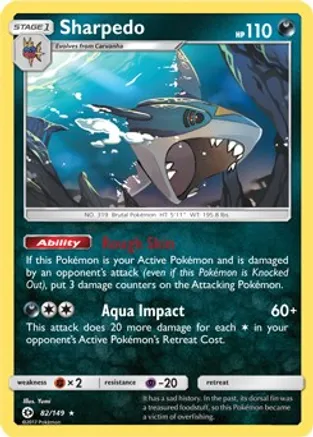 Sharpedo - 82/149 (Cosmos Holo) — Blister Exclusives