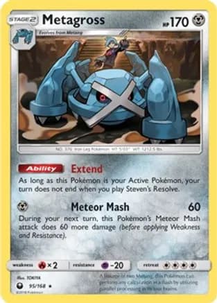 Metagross - 95/168 (Prerelease Kit Exclusive) — Deck Exclusives