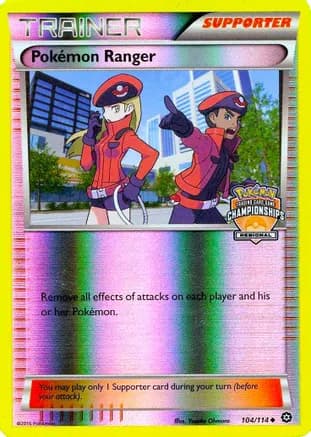 Pokemon Ranger - 104/114 (Regional Championships) — League & Championship Cards