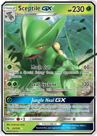 Sceptile GX — SM - Lost Thunder