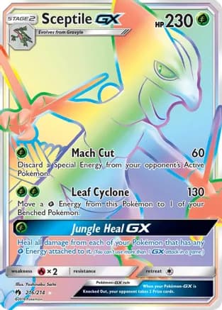 Sceptile GX (Secret) — SM - Lost Thunder