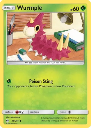 Wurmple (24) — SM - Lost Thunder