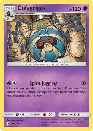 Cofagrigus — SM - Lost Thunder