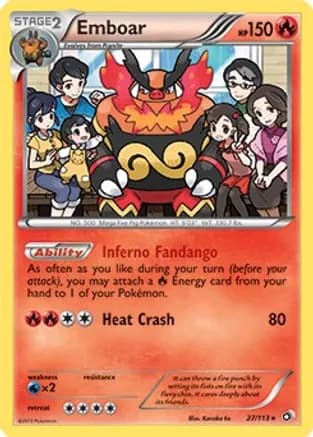 Emboar - 27/113 (Legendary Treasures) — Deck Exclusives